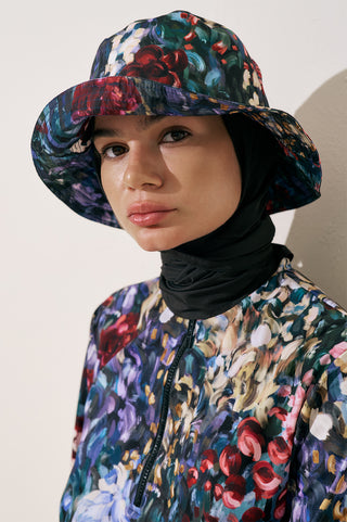 Scarf Detail Bucket Hat Color Palette