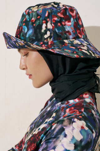 Scarf Detail Bucket Hat Color Palette