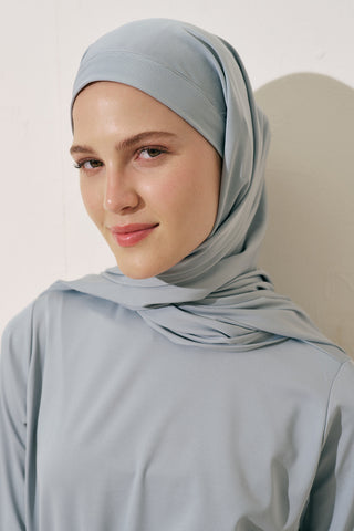 Tie Strap Swim Hat Blue
