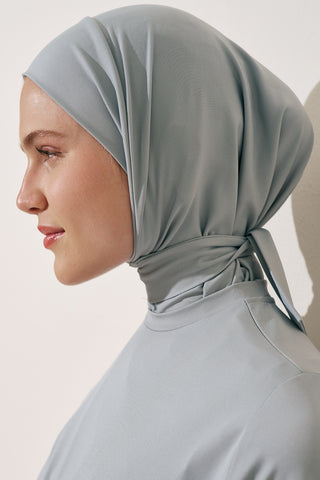 Tie Strap Swim Hat Blue