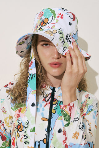 Bucket Hat With String Summer