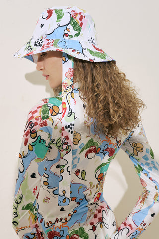 Bucket Hat With String Summer