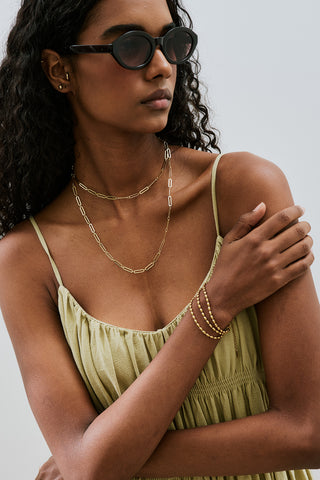 Elandra Oval Chain Necklace Standard