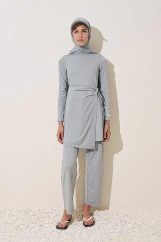 GENİŞ UZUN PAÇA MAYO PANTOLON MAVİ