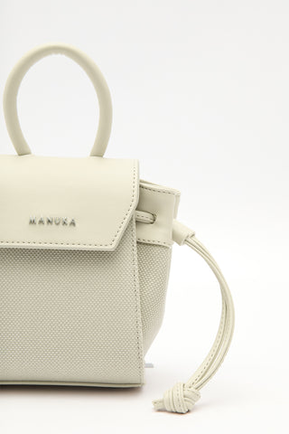 Canvas Flap Mini Bag Pistachio