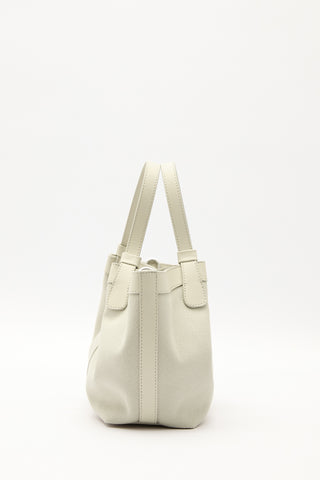 Canvas Mini Bag With Stitch Detail Pistachio