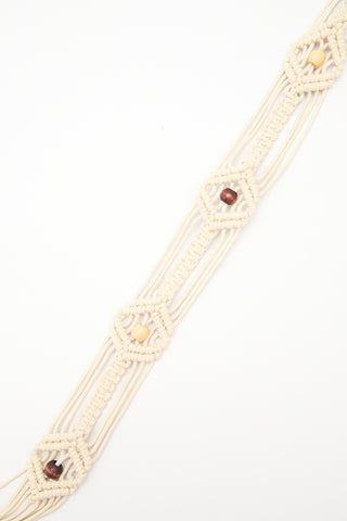 Rustic Braided Belt Natural