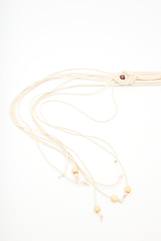 Rustic Braided Belt Natural