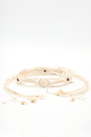 Rustic Braided Belt Natural