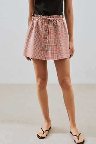 Gingham Skort Tile
