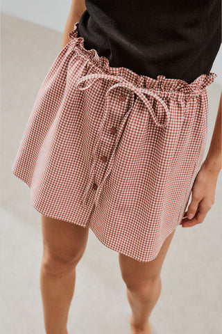 Gingham Skort Tile