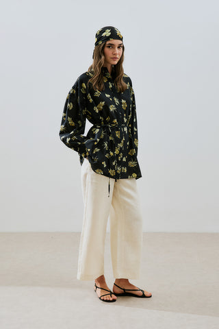 Patterned Cotton Shirt Aloha