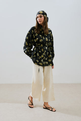 Patterned Cotton Shirt Aloha