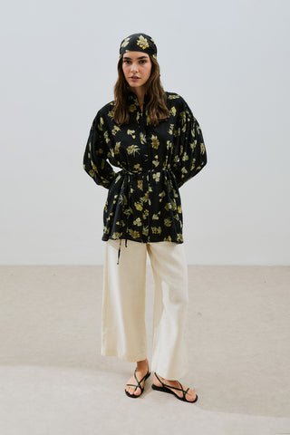 Patterned Cotton Shirt Aloha