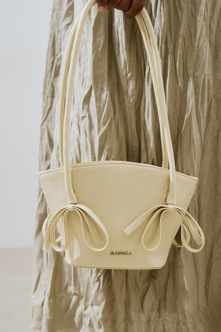Sandy Bow Mini Bag Butter Yellow
