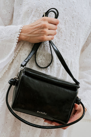 Rua Box Bag Black Truffle