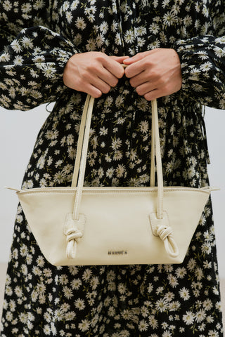 Bonnie Tie-Detail Bag Butter Yellow