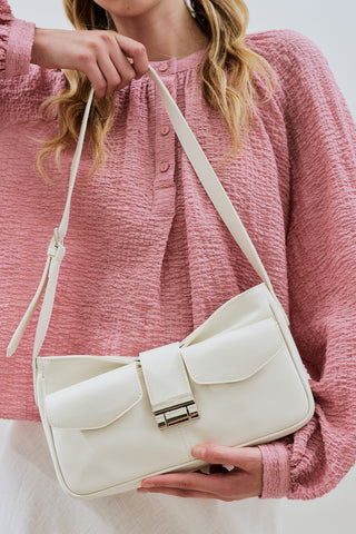 Hondae Buckle Bag Ecru