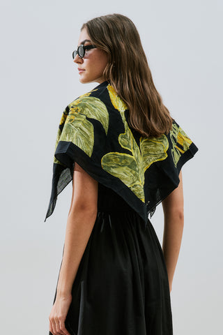 Patterned Cotton Scarf Laura