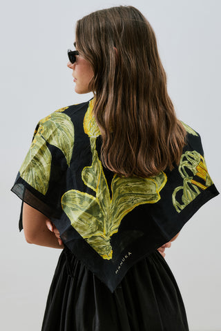 Patterned Cotton Scarf Laura