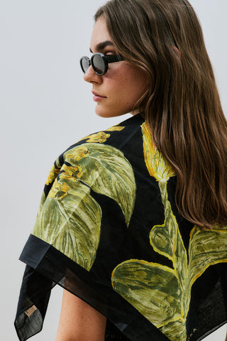 Patterned Cotton Scarf Laura