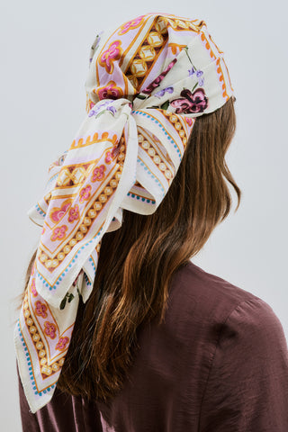 Patterned Cotton Scarf Frida