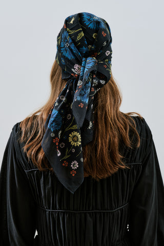 Patterned Cotton Scarf Cecile