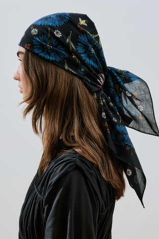 Patterned Cotton Scarf Cecile