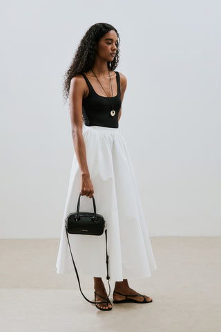 Ruffled Premium Skirt Ecru