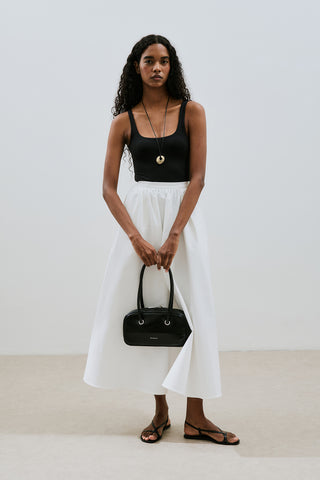 Ruffled Premium Skirt Ecru