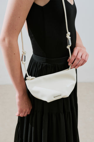 Elora Tie-Detail Bag Vanilla