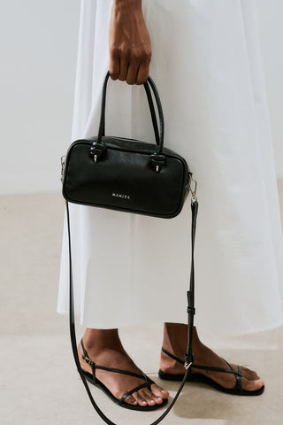 Etre Tie-Detail Bag Black Truffle