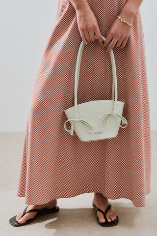 Sandy Bow Mini Bag Ice Blue