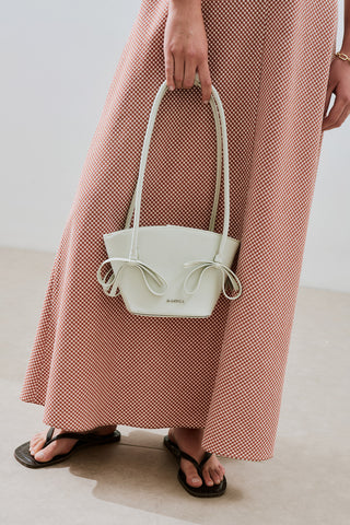Sandy Bow Mini Bag Ice Blue