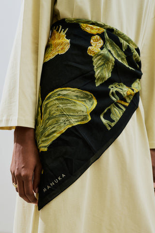 Patterned Cotton Scarf Laura