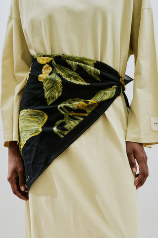 Patterned Cotton Scarf Laura