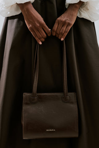 Ryuna Tote Bag Dark Brown