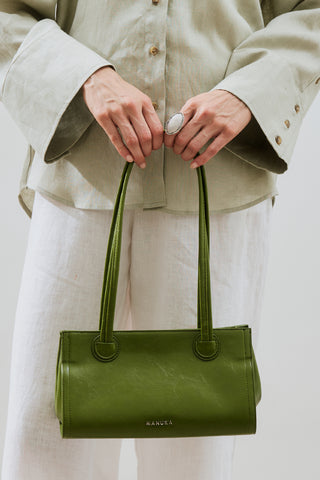 Sunhee Baguette Shoulder Bag Green