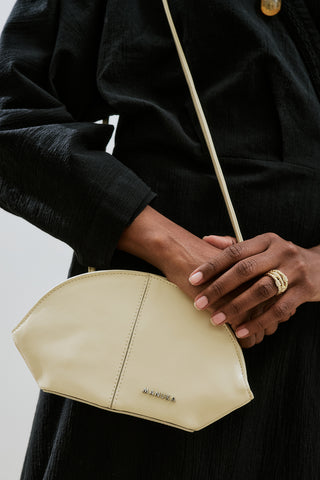 Polly Tie-Detail Bag Butter Yellow