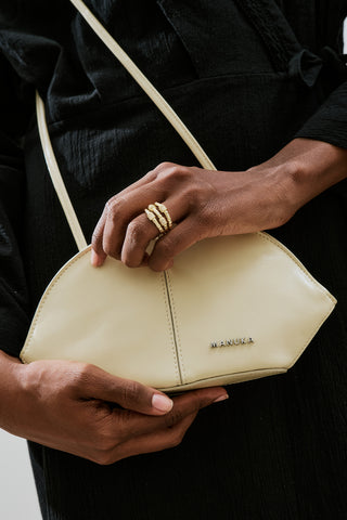 Polly Tie-Detail Bag Butter Yellow