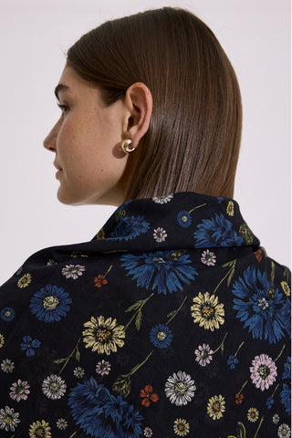 Patterned Cotton Scarf Cecile