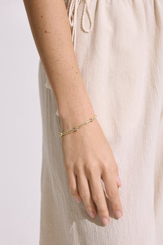 Sparkling Eternity Bracelet Gold