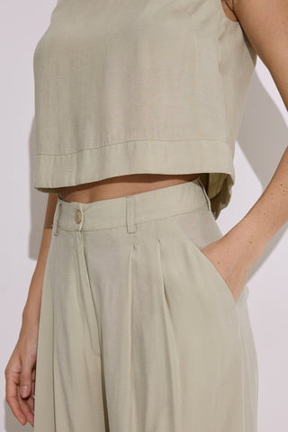 Modal Sleeveless Top Pistachio