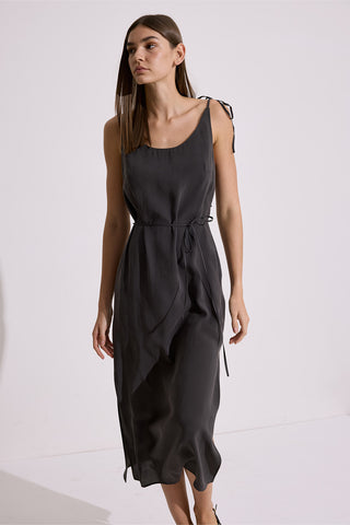 Modal Sleeveless Dress Anthracite
