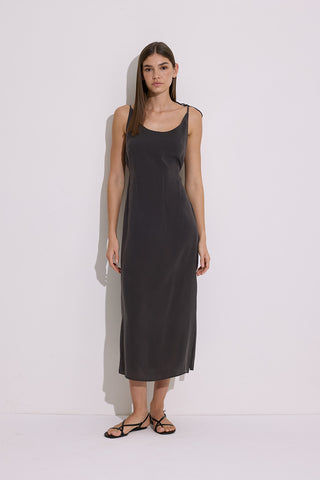 Modal Sleeveless Dress Anthracite