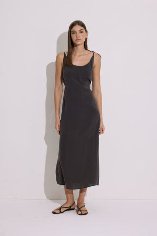 Modal Sleeveless Dress Anthracite