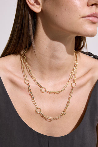 Half Link Chain Necklace Standard