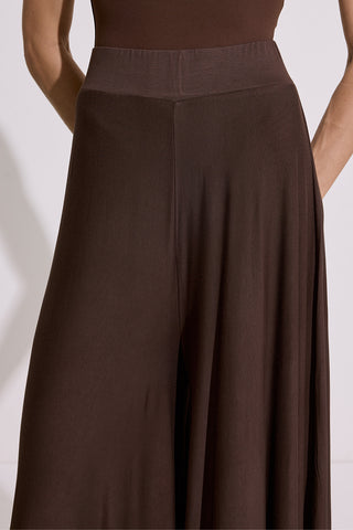 Relaxed Draped Trousers Brown