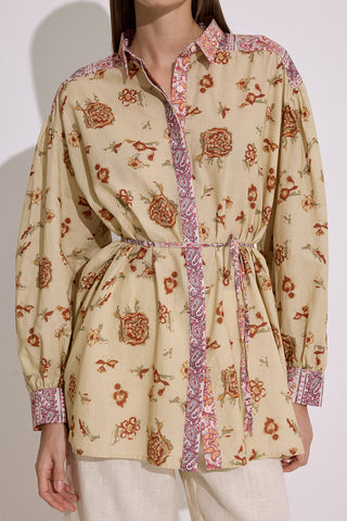 Patterned Cotton Shirt Moly