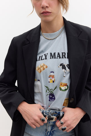 Klasik Düğmeli Blazer Siyah